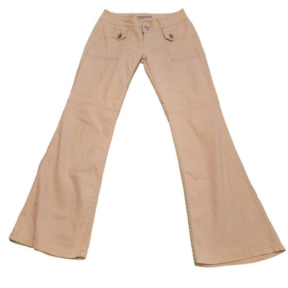 RVT white jeans w/ rhinestones. Size 12. Flare leg - Picture 2 of 12